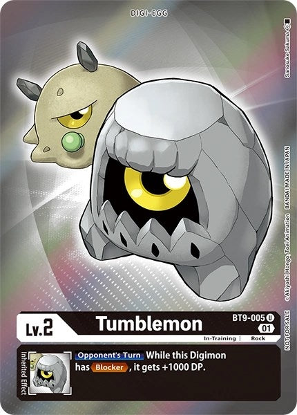 Image for Tumblemon (Box Topper) (BT9-005 U) (X Record) - Digimon Card Game