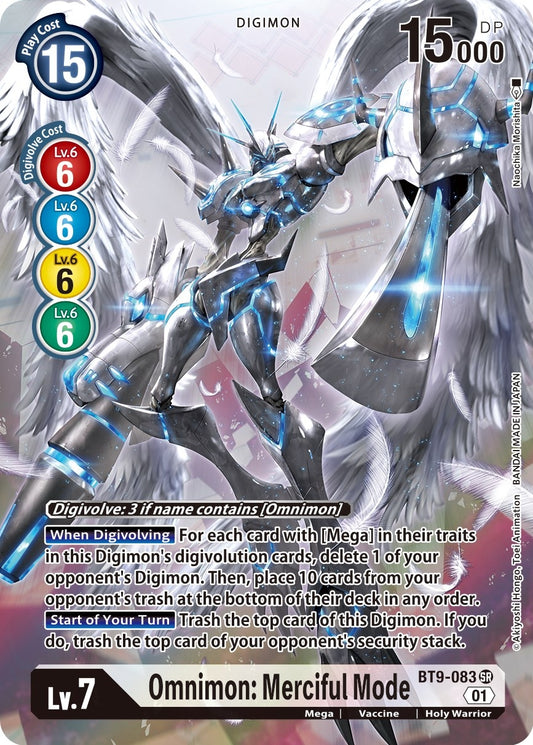 Image for Omnimon: Merciful Mode (Alternate Art) (BT9-083 SR) (X Record) - Digimon Card Game