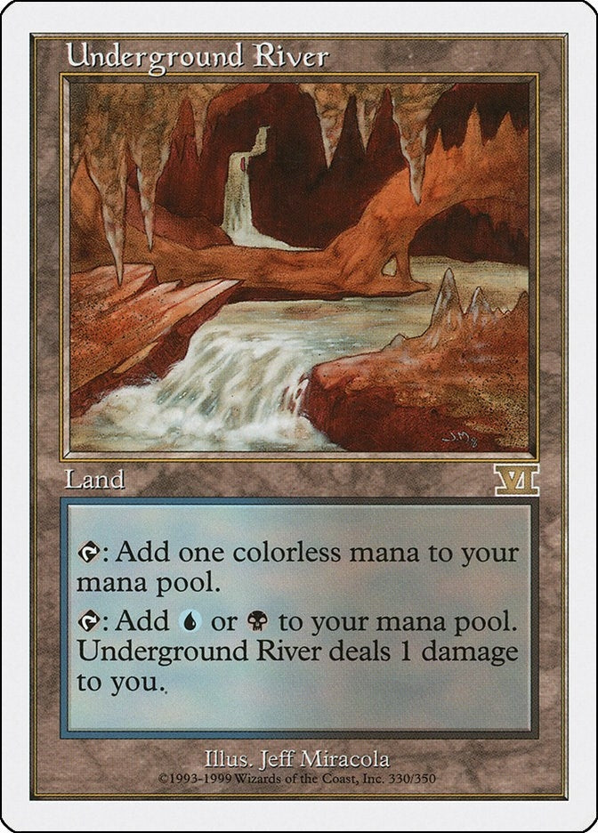 Image for Underground River (330) (Classic Sixth Edition) - Magic: The Gathering