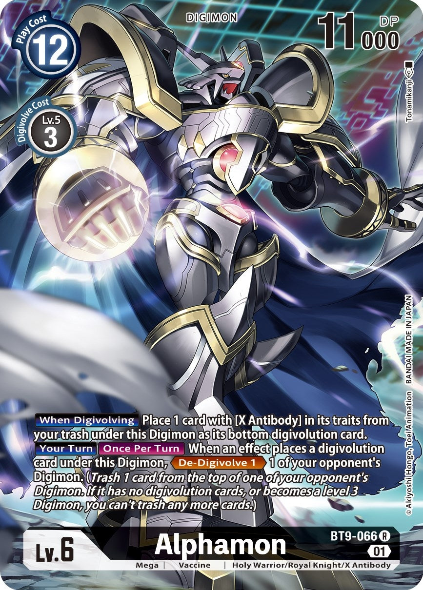 Image for Alphamon (Alternate Art) (BT9-066 R) (X Record) - Digimon Card Game