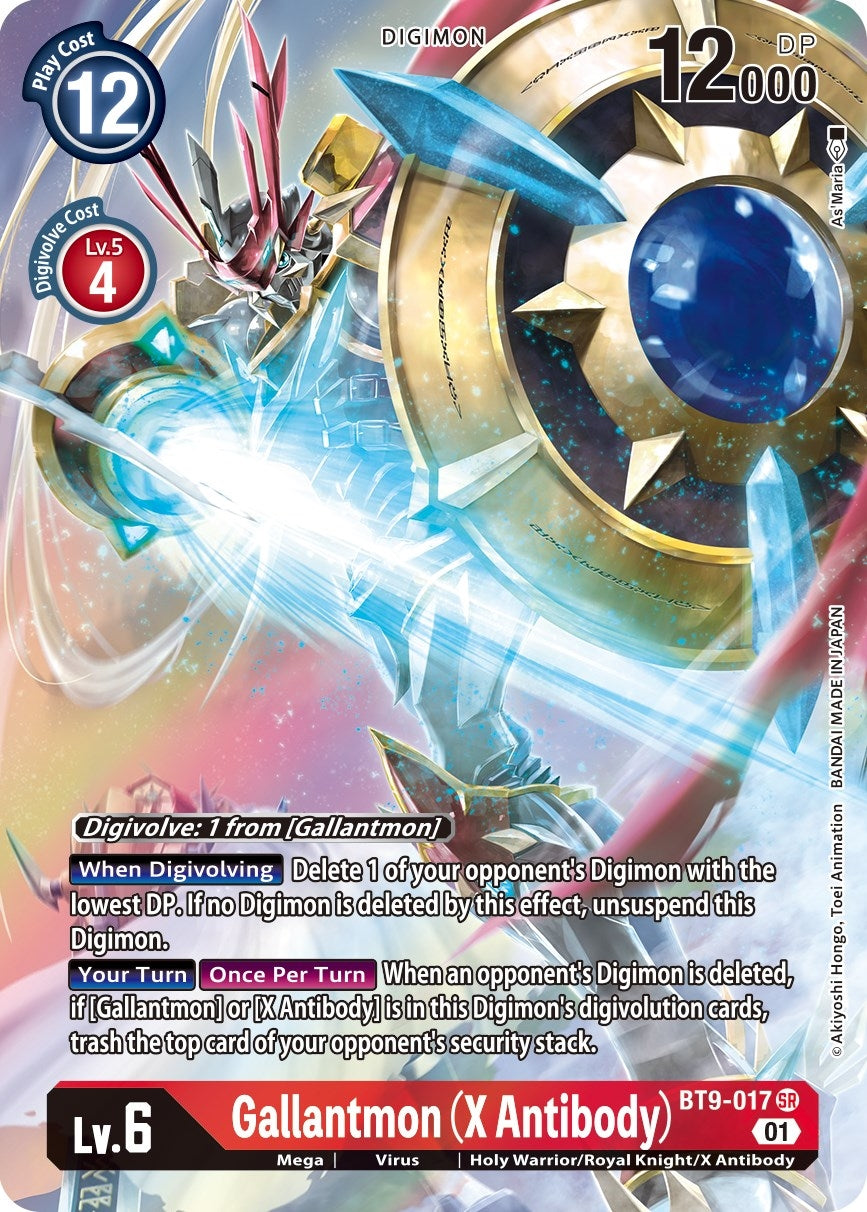 Image for Gallantmon (X Antibody) (Alternate Art) (BT9-017 SR) (X Record) - Digimon Card Game