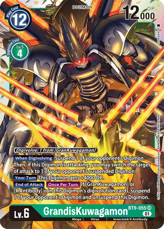 Image for GrandisKuwagamon (BT9-055 SR) (X Record) - Digimon Card Game