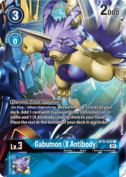 Image for Gabumon (X Antibody) (Alternate Art) (BT9-020 U) (X Record) - Digimon Card Game