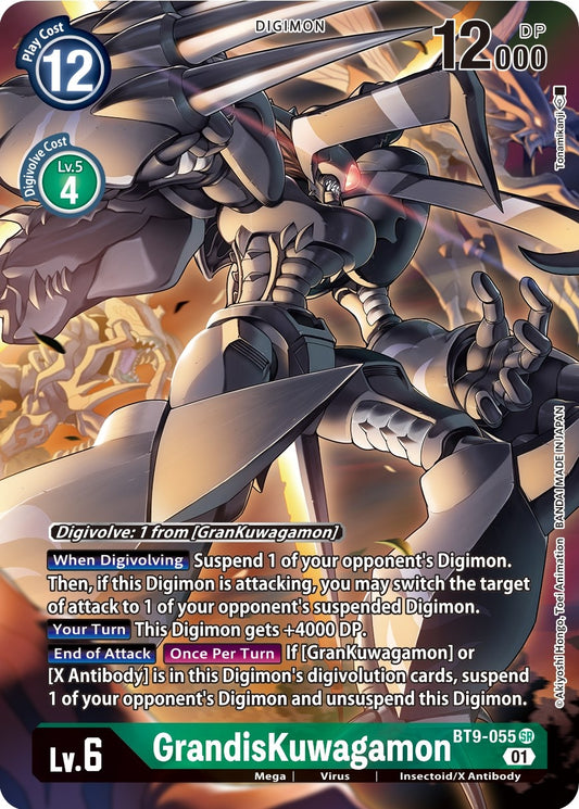 Image for GrandisKuwagamon (Alternate Art) (BT9-055 SR) (X Record) - Digimon Card Game