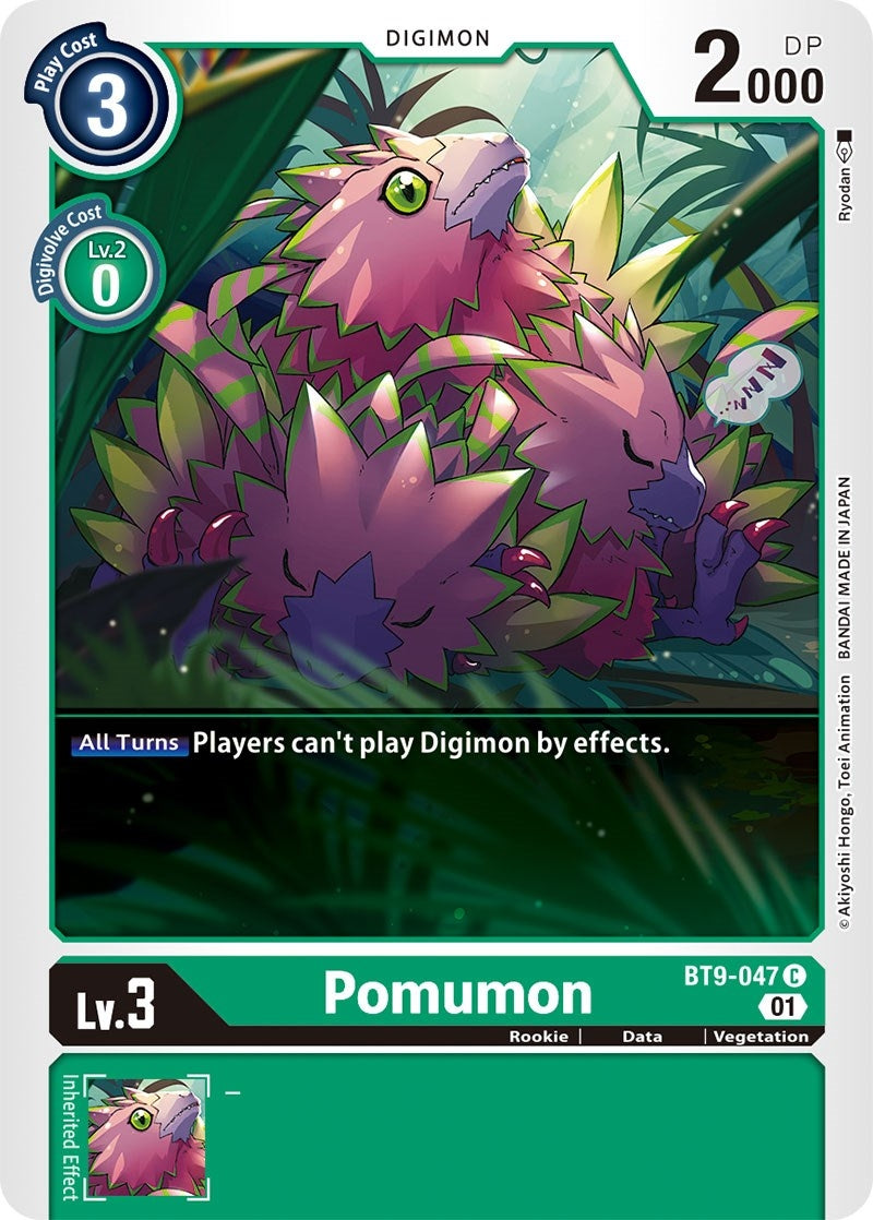 Image for Pomumon (BT9-047 C) (X Record) - Digimon Card Game