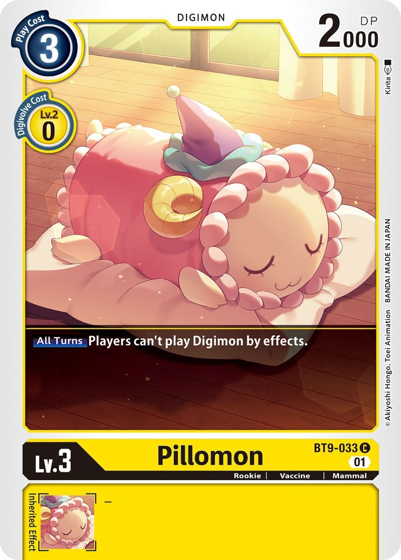 Image for Pillomon (BT9-033 C) (X Record) - Digimon Card Game