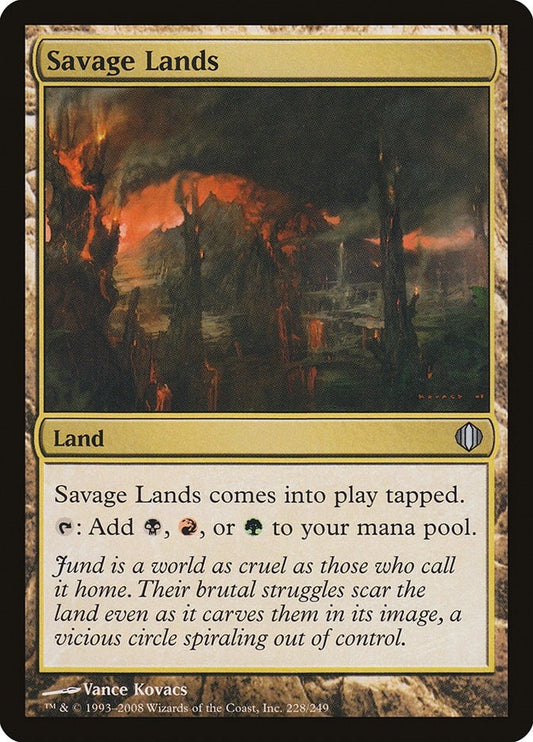 Image for Savage Lands (228) (Shards of Alara) - Magic: The Gathering