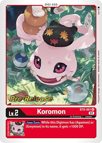 Image for Koromon (BT9-001 U) (X Record Pre-Release Cards) - Digimon Card Game