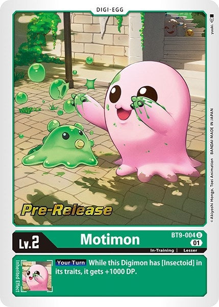 Image for Motimon (BT9-004 U) (X Record Pre-Release Cards) - Digimon Card Game