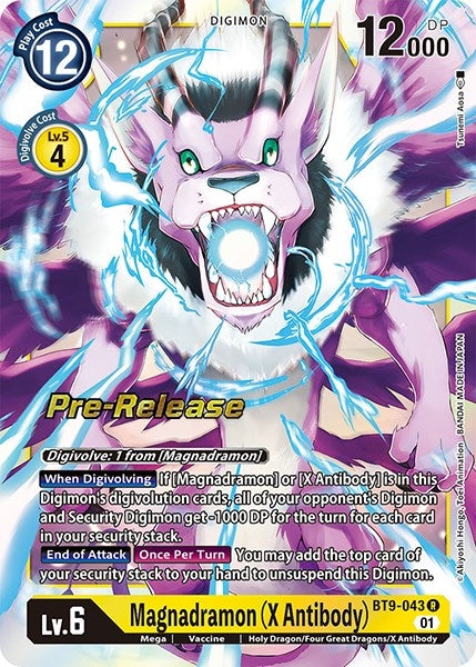 Image for Magnadramon (X Antibody) (BT9-043 R) (X Record Pre-Release Cards) - Digimon Card Game