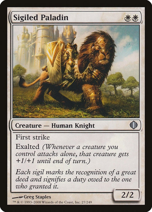Image for Sigiled Paladin (27) (Shards of Alara) - Magic: The Gathering