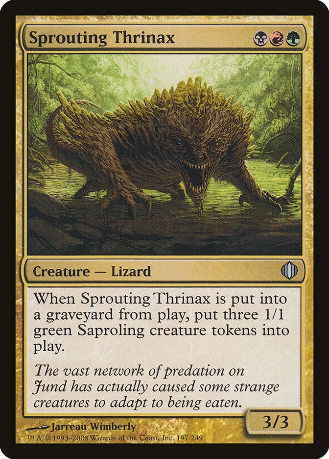 Image for Sprouting Thrinax (197) (Shards of Alara) - Magic: The Gathering