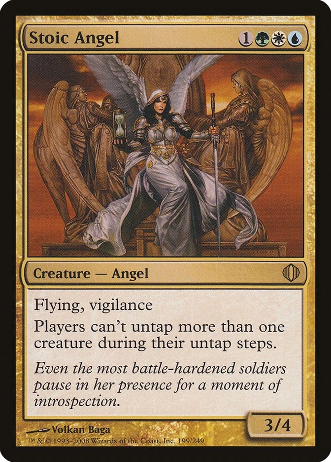 Image for Stoic Angel (199) (Shards of Alara) - Magic: The Gathering