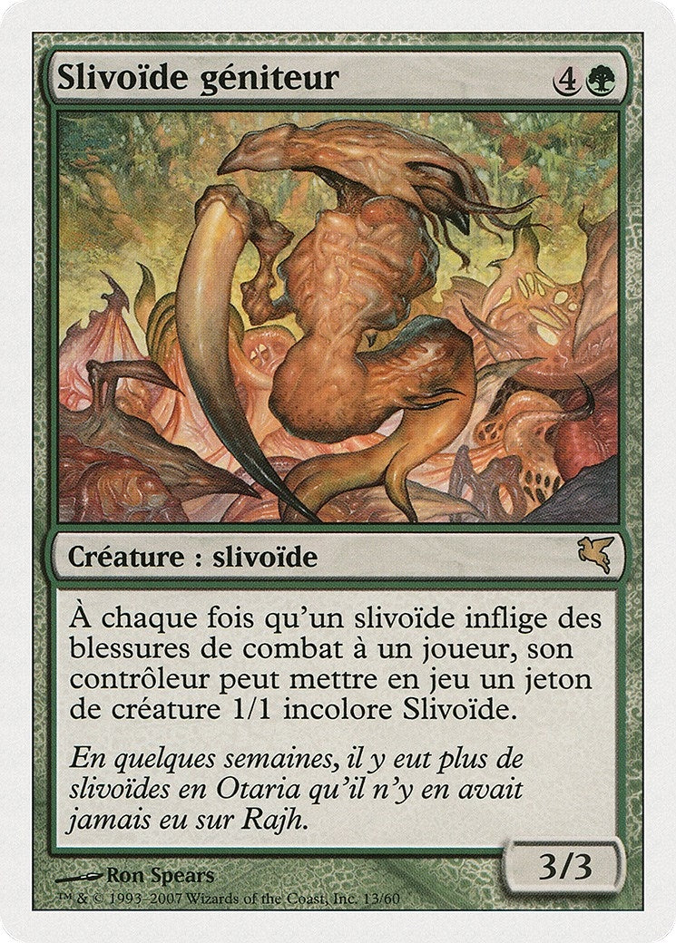 Image for Brood Sliver (French) - "Slivoïde géniteur" (D13) (Magic Encyclopedia 2005 (Salvat/Hachette)) - Magic: The Gathering