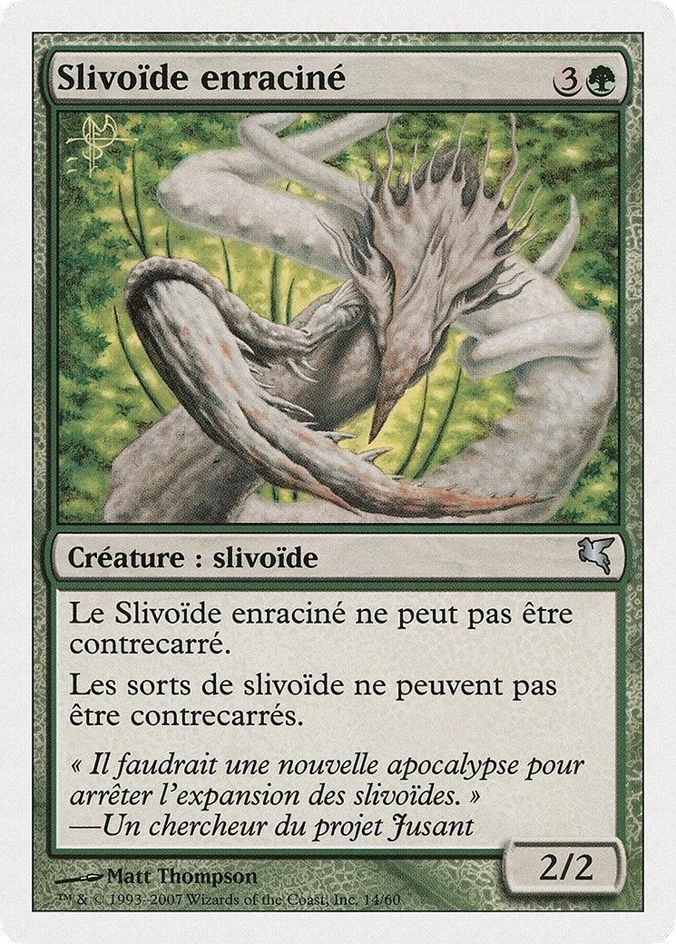 Image for Root Sliver (French) - "Slivoïde enraciné" (D14) (Magic Encyclopedia 2005 (Salvat/Hachette)) - Magic: The Gathering