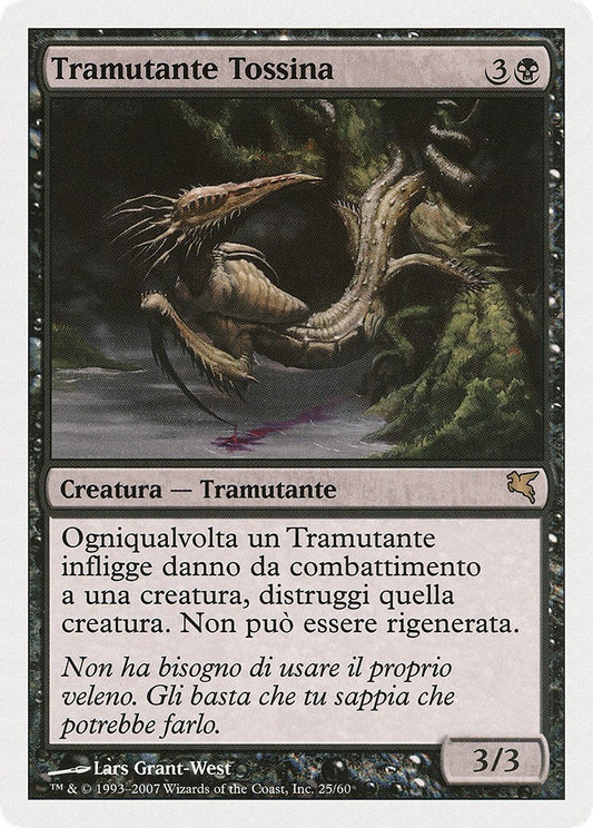 Image for Toxin Sliver (Italian) - "Tramutante Tossina" (D25) (Magic Encyclopedia 2005 (Salvat/Hachette)) - Magic: The Gathering
