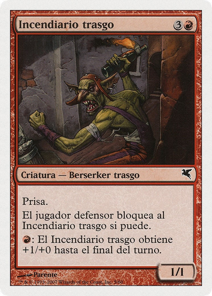 Image for Goblin Fire Fiend (Spanish) - "Incendiario trasgo" (I5) (Magic Encyclopedia 2005 (Salvat/Hachette)) - Magic: The Gathering
