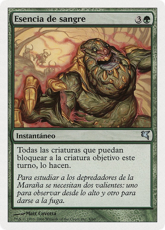 Image for Bloodscent (Spanish) - "Esencia de sangre" (D4) (Magic Encyclopedia 2005 (Salvat/Hachette)) - Magic: The Gathering