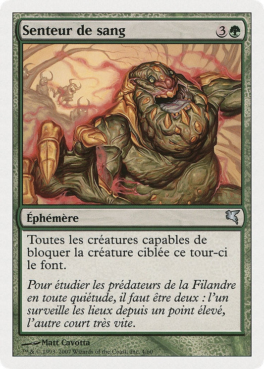 Image for Bloodscent (French) - "Senteur de sang" (D4) (Magic Encyclopedia 2005 (Salvat/Hachette)) - Magic: The Gathering
