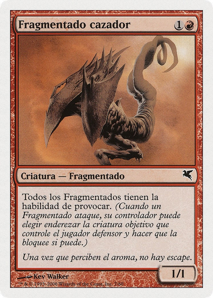 Image for Hunter Sliver (Spanish) - "Fragmentado cazador" (D7) (Magic Encyclopedia 2005 (Salvat/Hachette)) - Magic: The Gathering