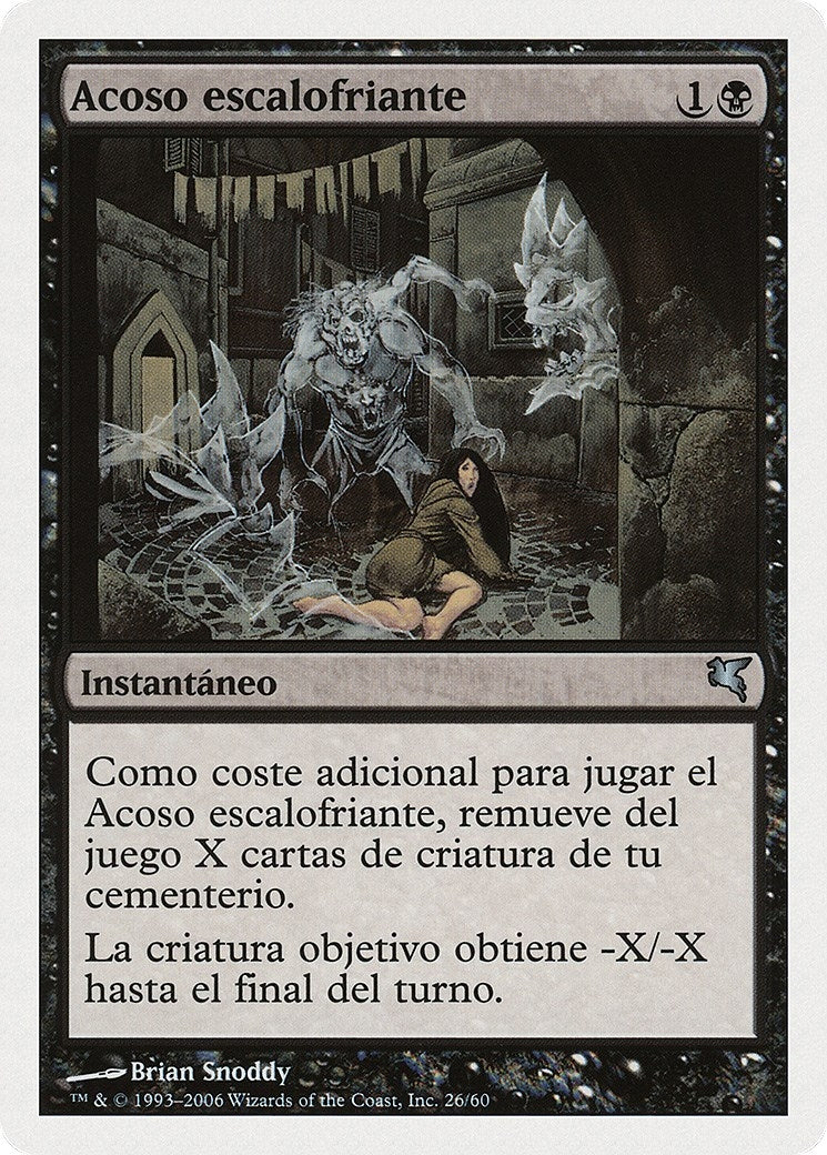 Image for Chill Haunting (Spanish) - "Acoso escalofriante" (E26) (Magic Encyclopedia 2005 (Salvat/Hachette)) - Magic: The Gathering