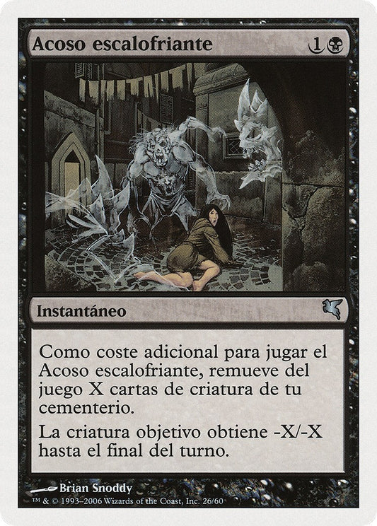 Image for Chill Haunting (Spanish) - "Acoso escalofriante" (E26) (Magic Encyclopedia 2005 (Salvat/Hachette)) - Magic: The Gathering