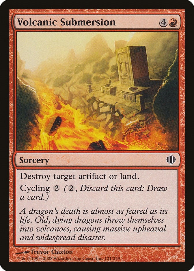 Image for Volcanic Submersion (121) (Shards of Alara) - Magic: The Gathering
