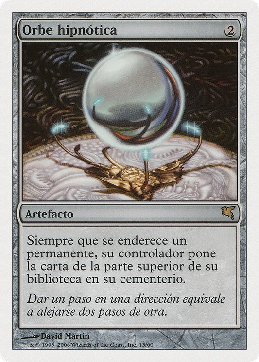 Image for Mesmeric Orb (Spanish) - "Orbe hipnótica" (H13) (Magic Encyclopedia 2005 (Salvat/Hachette)) - Magic: The Gathering