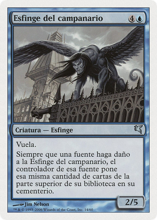 Image for Belltower Sphinx (Spanish) - "Esfinge del campanario" (H14) (Magic Encyclopedia 2005 (Salvat/Hachette)) - Magic: The Gathering