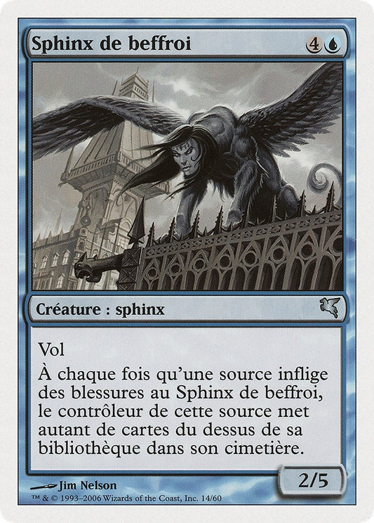 Image for Belltower Sphinx (French) - "Sphinx de beffroi" (H14) (Magic Encyclopedia 2005 (Salvat/Hachette)) - Magic: The Gathering