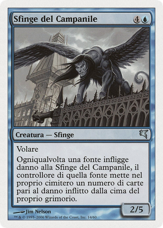 Image for Belltower Sphinx (Italian) - "Sfinge del Campanile" (H14) (Magic Encyclopedia 2005 (Salvat/Hachette)) - Magic: The Gathering