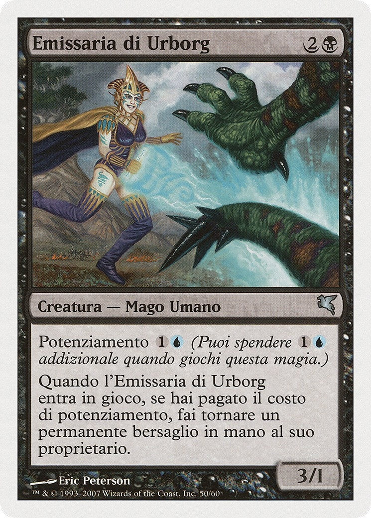 Image for Urborg Emissary (Italian) - "Emissaria di Urborg" (E50) (Magic Encyclopedia 2005 (Salvat/Hachette)) - Magic: The Gathering