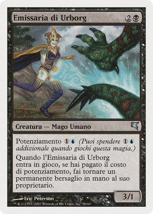 Image for Urborg Emissary (Italian) - "Emissaria di Urborg" (E50) (Magic Encyclopedia 2005 (Salvat/Hachette)) - Magic: The Gathering