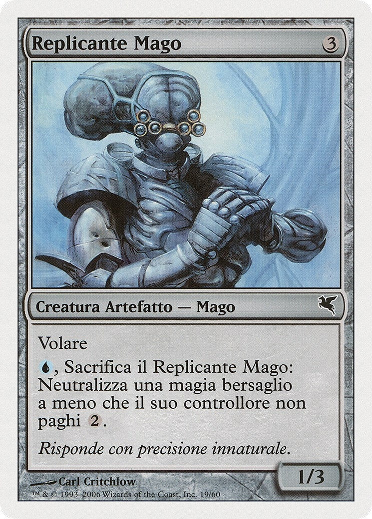 Image for Wizard Replica (Italian) - "Replicante Mago" (H19) (Magic Encyclopedia 2005 (Salvat/Hachette)) - Magic: The Gathering