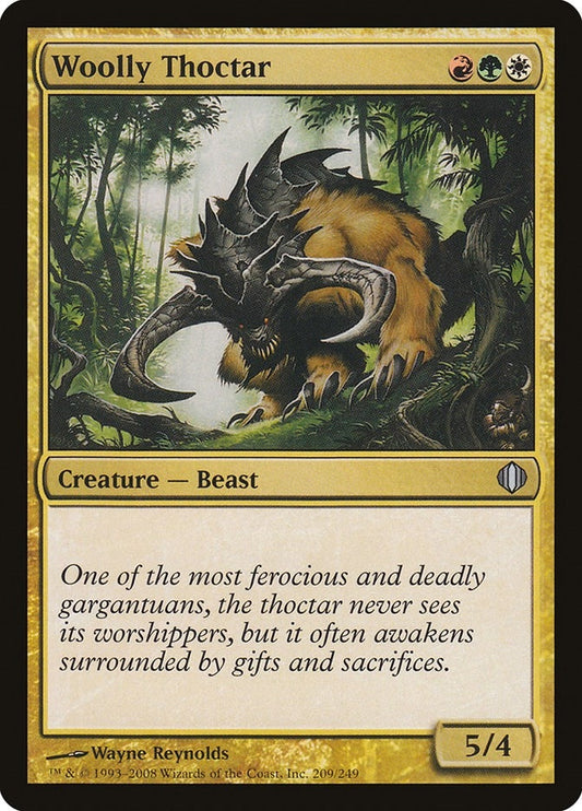 Image for Woolly Thoctar (209) (Shards of Alara) - Magic: The Gathering