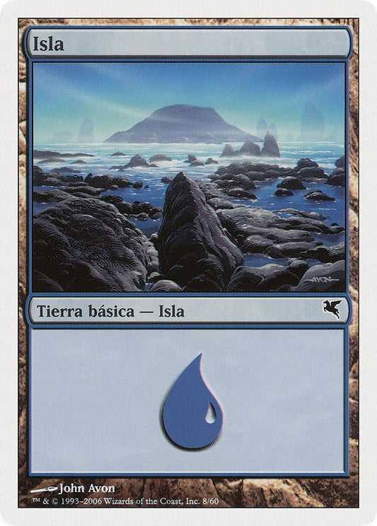 Image for Island (Spanish) - "Isla" (E8) (Magic Encyclopedia 2005 (Salvat/Hachette)) - Magic: The Gathering