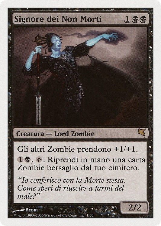 Image for Lord of the Undead (Italian) - "Signore dei Non Morti" (F1) (Magic Encyclopedia 2005 (Salvat/Hachette)) - Magic: The Gathering