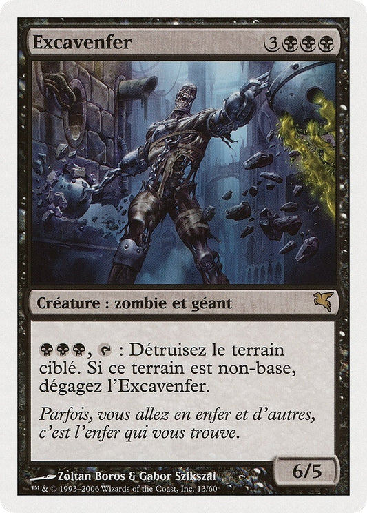 Image for Helldozer (French) - "Excavenfer" (F13) (Magic Encyclopedia 2005 (Salvat/Hachette)) - Magic: The Gathering