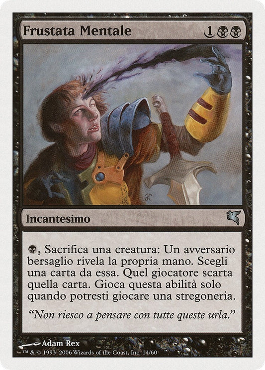 Image for Mind Slash (Italian) - "Frustata Mentale" (F14) (Magic Encyclopedia 2005 (Salvat/Hachette)) - Magic: The Gathering