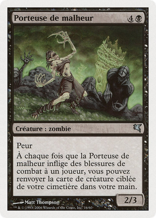 Image for Woebearer (French) - "Porteuse de malheur" (F16) (Magic Encyclopedia 2005 (Salvat/Hachette)) - Magic: The Gathering