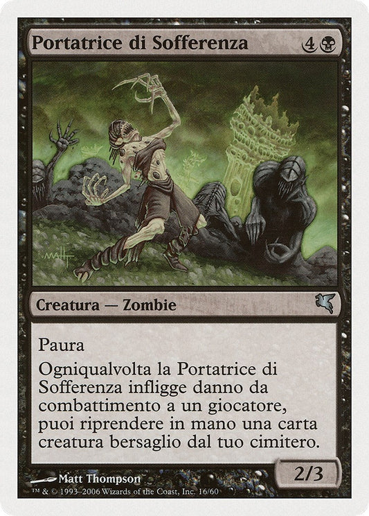 Image for Woebearer (Italian) - "Portatrice di Sofferenza" (F16) (Magic Encyclopedia 2005 (Salvat/Hachette)) - Magic: The Gathering