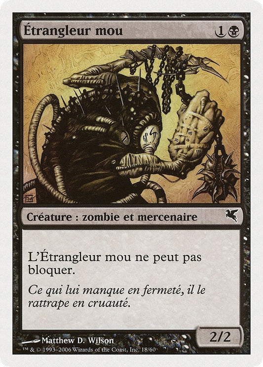Image for Spineless Thug (French) - "Étrangleur mou" (F18) (Magic Encyclopedia 2005 (Salvat/Hachette)) - Magic: The Gathering