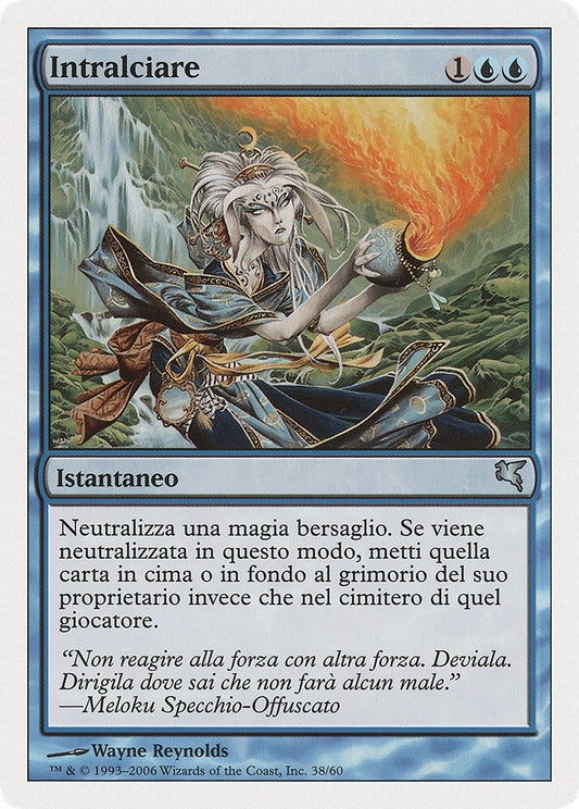 Image for Hinder (Italian) - "Intralciare" (H38) (Magic Encyclopedia 2005 (Salvat/Hachette)) - Magic: The Gathering