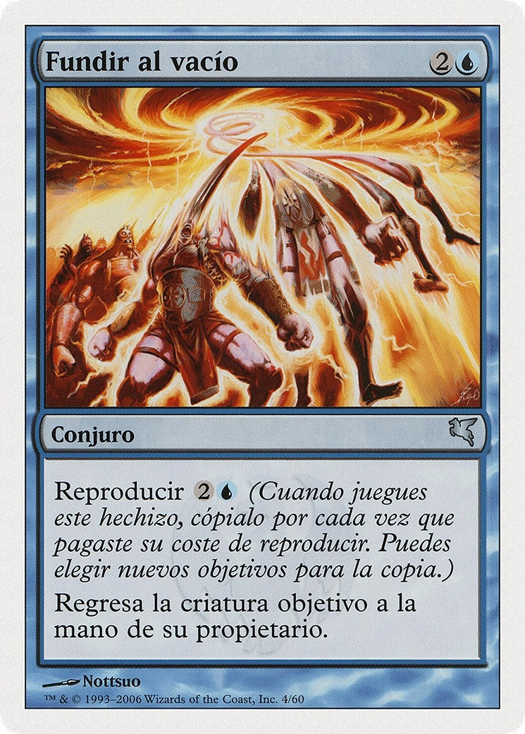 Image for Vacuumelt (Spanish) - "Fundir al vacío" (H4) (Magic Encyclopedia 2005 (Salvat/Hachette)) - Magic: The Gathering
