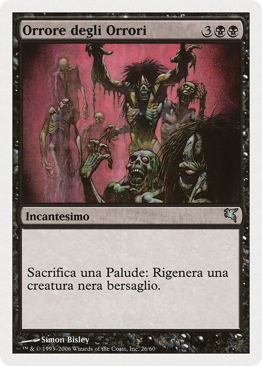 Image for Horror of Horrors (Italian) - "Orrore degli Orrori" (F26) (Magic Encyclopedia 2005 (Salvat/Hachette)) - Magic: The Gathering