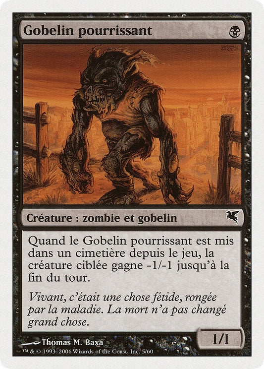 Image for Festering Goblin (French) - "Gobelin pourrissant" (F5) (Magic Encyclopedia 2005 (Salvat/Hachette)) - Magic: The Gathering