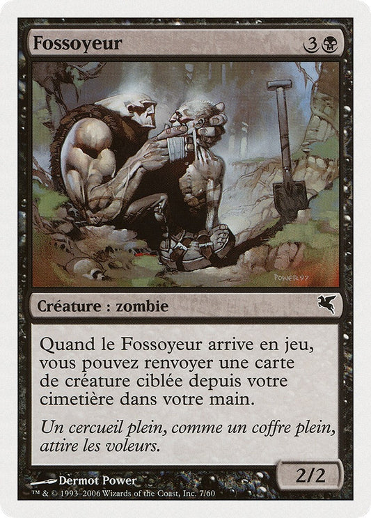 Image for Gravedigger (French) - "Fossoyeur" (F7) (Magic Encyclopedia 2005 (Salvat/Hachette)) - Magic: The Gathering