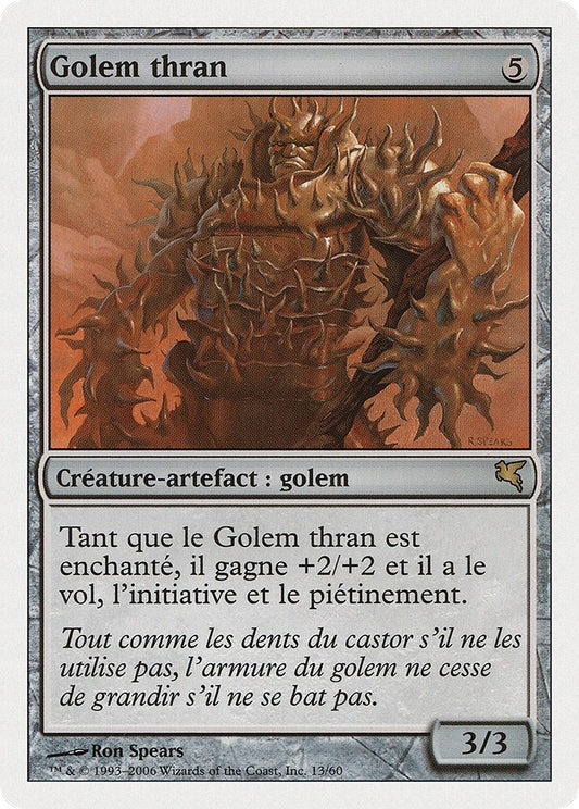Image for Thran Golem (French) - "Golem thran" (G13) (Magic Encyclopedia 2005 (Salvat/Hachette)) - Magic: The Gathering