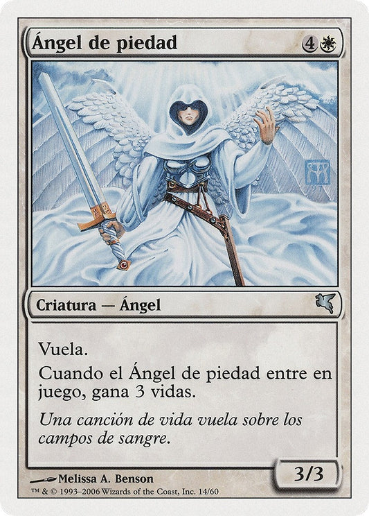 Image for Angel of Mercy (Spanish) - "Ángel de piedad" (G14) (Magic Encyclopedia 2005 (Salvat/Hachette)) - Magic: The Gathering