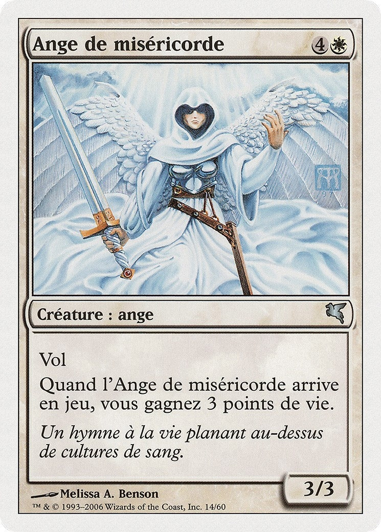 Image for Angel of Mercy (French) - "Ange de Miséricorde" (G14) (Magic Encyclopedia 2005 (Salvat/Hachette)) - Magic: The Gathering
